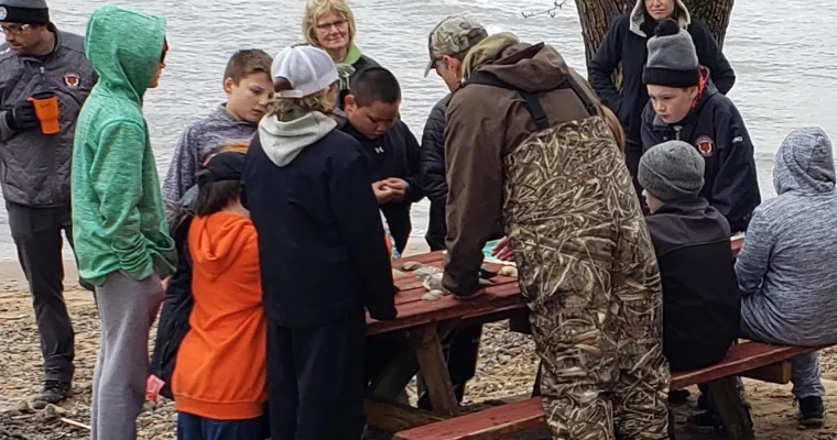 We are connected to the Mississippi River.